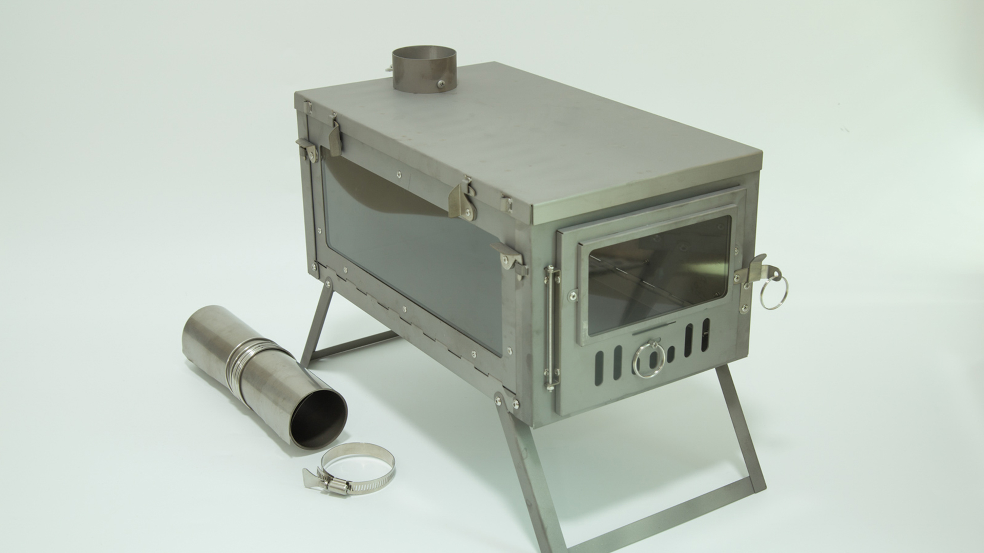 T1 Stove PERSPECTIVE Titanium Wood Stove for Hot Tent