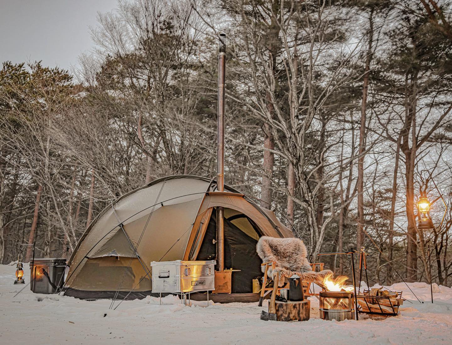 hot tent as a sauna